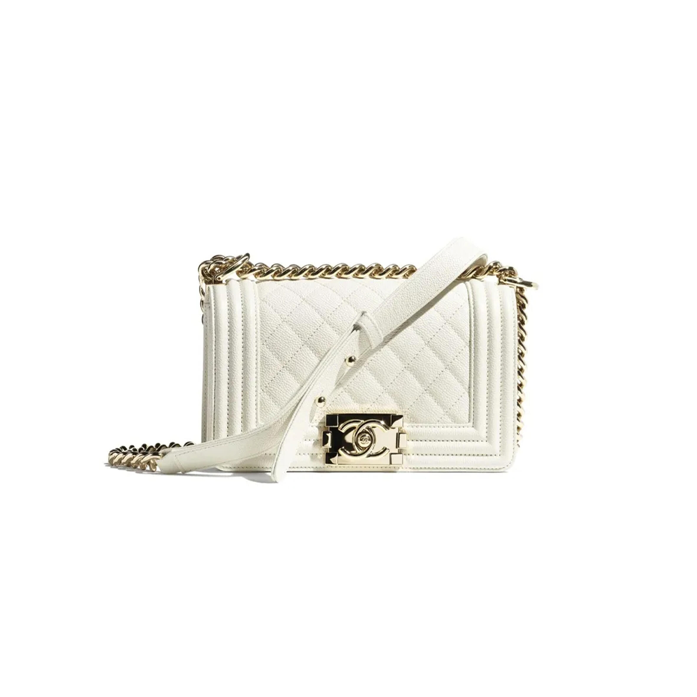 CHANEL SMALL QUILTED BOY BAG A67085 B05839 10601 (20.5*12*8.5cm)